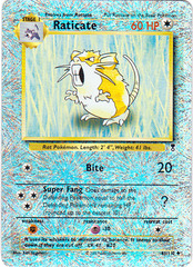 Raticate - 61/110 - Uncommon - Reverse Holo