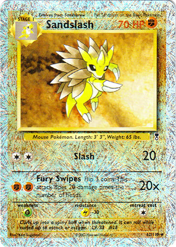 Sandslash - 62/110 - Uncommon - Reverse Holo