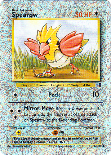 Spearow - 94/110 - Common - Reverse Holo