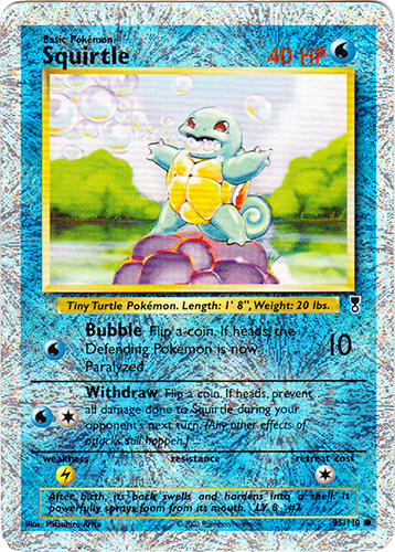 Squirtle - 95/110 - Common - Reverse Holo