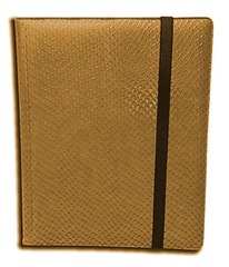 Legion Dragon Hide 3x3 Folio Binder - Gold