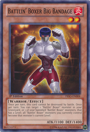 Battlin Boxer Big Bandage - PRIO-EN008 - Common - 1st Edition