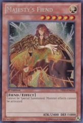 Majesty's Fiend - PRIO-EN034 - Secret Rare - 1st Edition