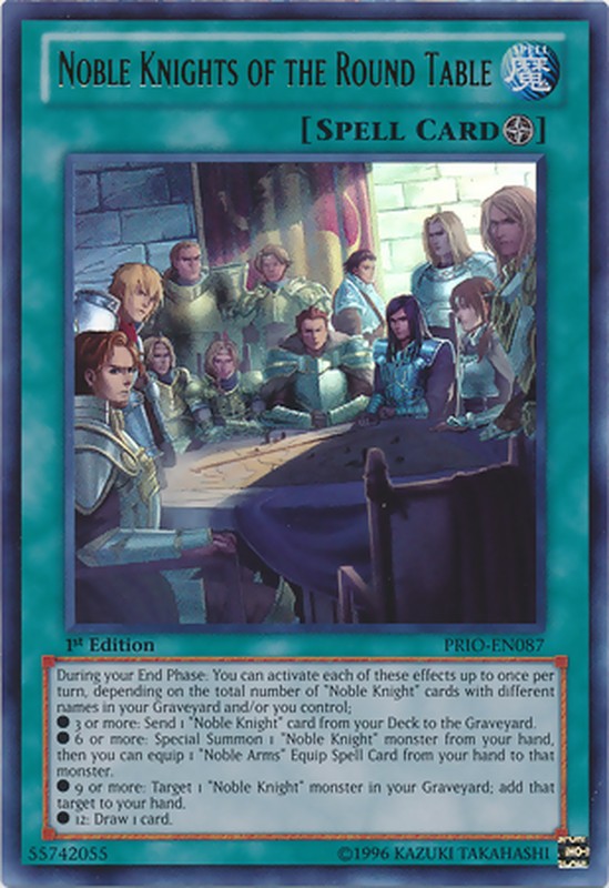 Noble Knights of the Round Table - PRIO-EN087 - Ultra Rare - 1st Edition