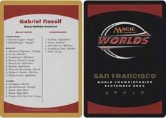 Decklist - Gabriel Nassif - 2004