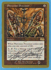 Phyrexian Processor - Sideboard - Nicolas Labarre - 2000 - SIGNED - ID# s6475