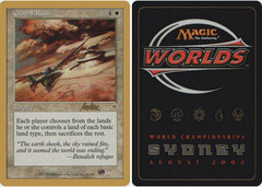 Global Ruin - Sideboard - Brian Kibler - 2002