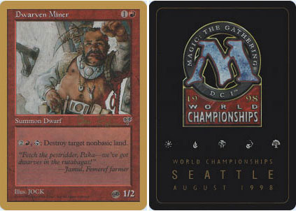 Dwarven Miner - Sideboard - Ben Rubin - 1998