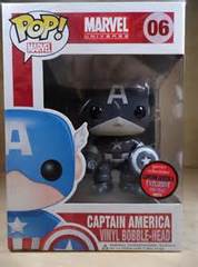 Marvel Series - #6 - B&W Captain America [Gemini]