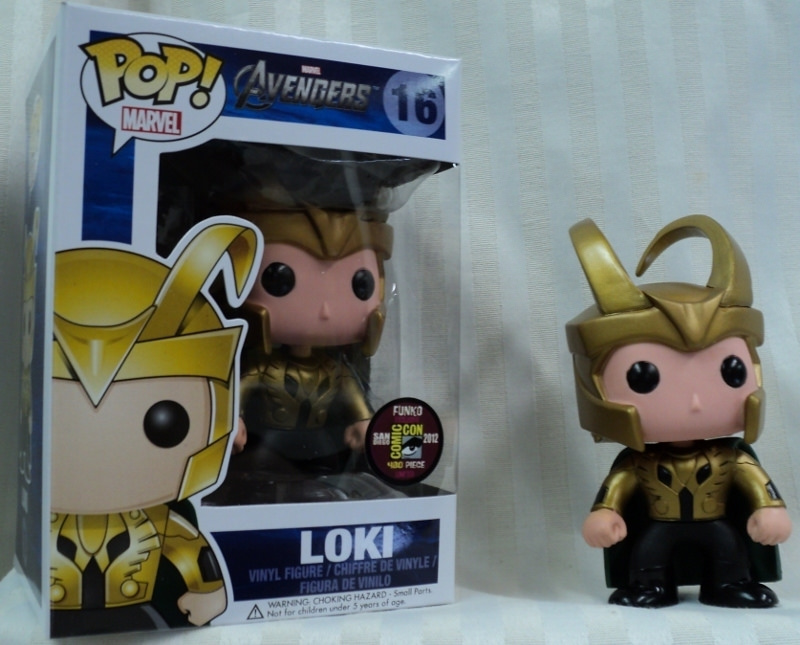 Marvel Series - #16 - Loki Gold Helmet [SDCC 2012]