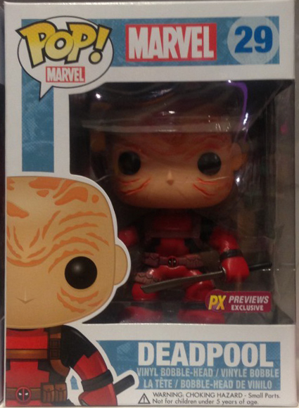 Marvel Series - #29 - Unmasked Deadpool [Previews Exclusive]