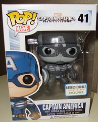 Marvel Series - #41 - B&W Capt. America [Barnes and Noble]