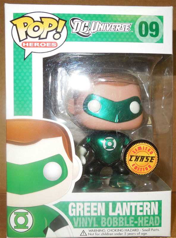 Heroes Series - #09 - Metallic Green Lantern (Chase)