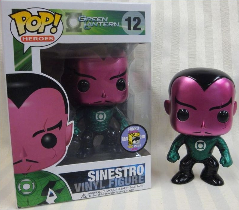 Heroes Series - #12 - Metallic Sinestro [SDCC 2011]