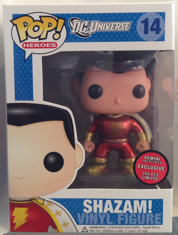 Heroes Series - #14 - Metallic Shazam! [Gemini Collectibles]