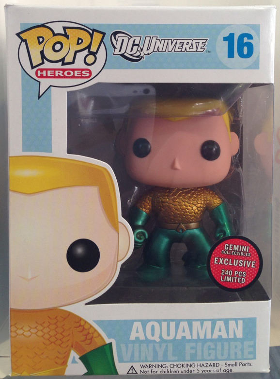 Heroes Series - #16 - Metallic Aquaman [Gemini Collectibles]