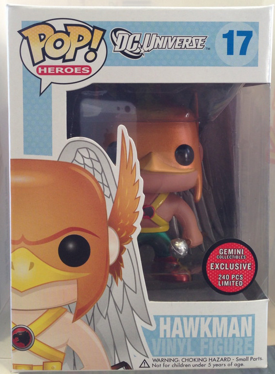 Heroes Series - #17 - Metallic Hawkman [Gemini Collectibles]
