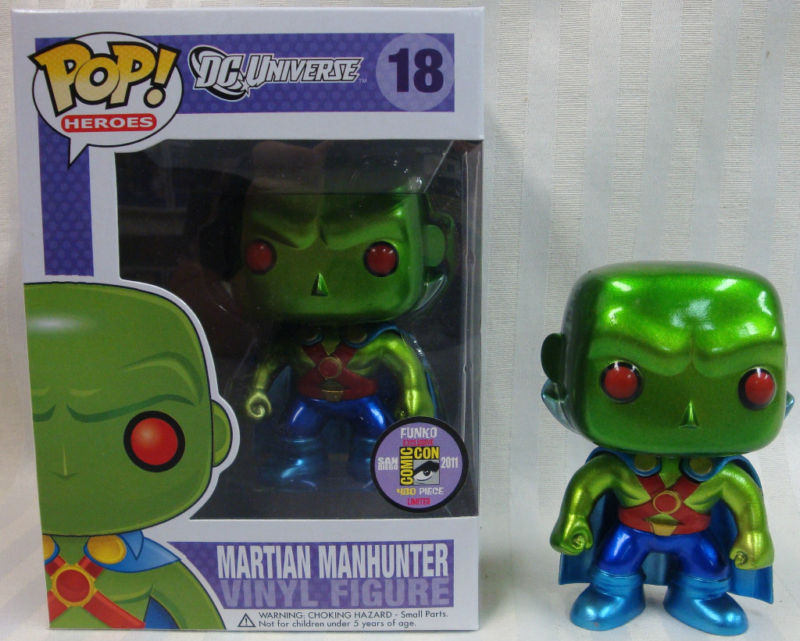 Heroes Series - #18 - Metallic Martian Manhunter [SDCC 2011]