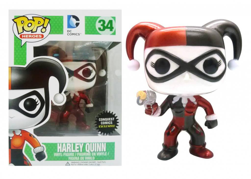 Heroes Series - #34 - Metallic Harley Quinn [Conquest Comics]