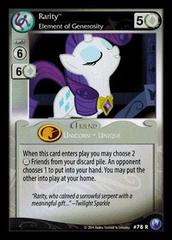 Rarity, Element of Generosity - 78