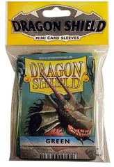 Dragon Shield Mini Card Sleeves (50 ct) - Green