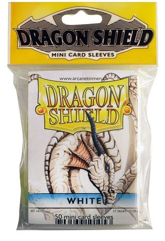 Dragon Shield Mini Card Sleeves (50 ct) - White