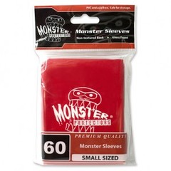 Monster Gloss Logo Small Sleeves (60ct) - Red