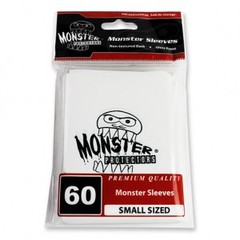 Monster Gloss Logo Small Sleeves (60ct) - White