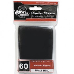 Monster Gloss Small Sleeves (60ct) - Black