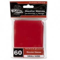 Monster Gloss Small Sleeves (60ct) - Red