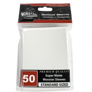 Monster Matte Sleeves (50ct) - White