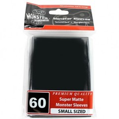 Monster Matte Small Sleeves (60ct) - Black