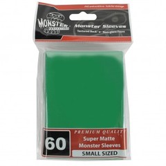 Monster Matte Small Sleeves (60ct) - Green