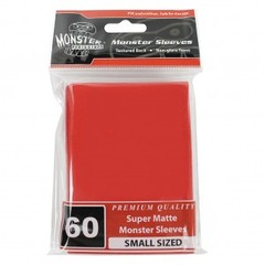 Monster Matte Small Sleeves (60ct) - Red