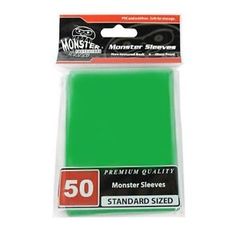 Monster Gloss Sleeves (50ct) - Green