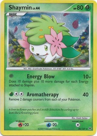 Shaymin - 38/127 - Cosmos Holo Flourish Theme Deck Exclusive