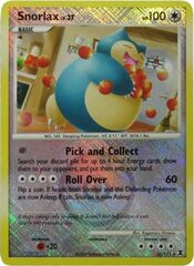 Snorlax - 33/111 - Promotional - Crosshatch Holo Pokemon league Rival Season 2009