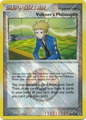 Volkner's Philosophy - 98/111 - Pokemon League Promo - Player Rewards Program 2009