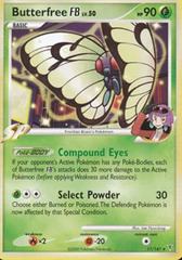 Butterfree [FB] - 17/147 - Promotional - Crosshatch Holo Pokemon League Argenta Season 2010