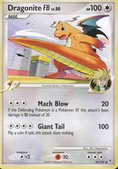 Dragonite [FB] - 56/147 - Crosshatch Holo Pokemon League Palmer Season 2010 Promo