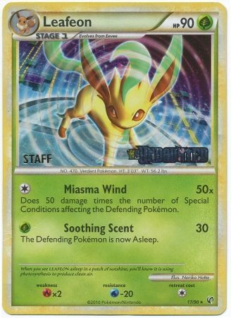 Leafeon - 17/90 - Prerelease Promo (Staff)