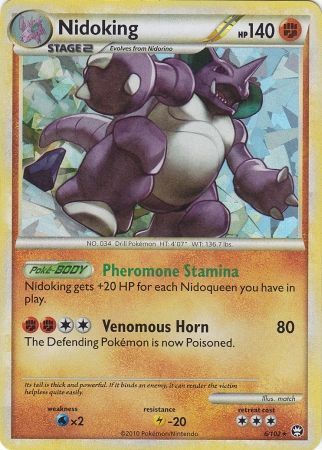 Nidoking - 6/102 - Shattered Holo Rare