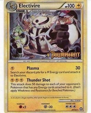 Electivire - 20/102 - Promotional - Triumphant Staff Stamp Prerelease Promo