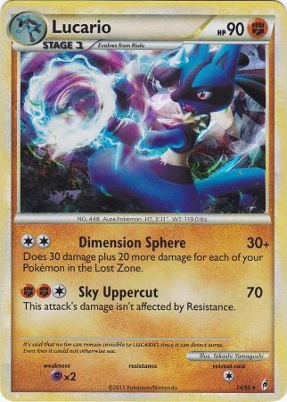 Lucario - 14/95 - Shattered Holo Rare