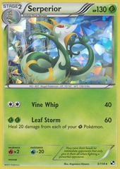 Serperior - 5/114 - Cracked Ice Holo (BW Base Set Symbol)