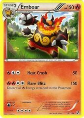 Emboar - 19/114 - Non-Holo Red Frenzy Theme Deck Exclusive