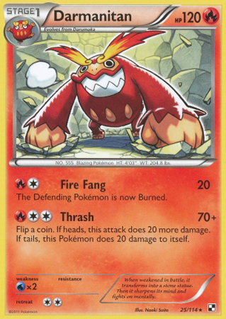 Darmanitan - 25/114 (Prerelease Promo)