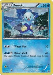 Dewott - 29/114 - Cracked Ice Holo Evolved Starter Boxes Exclusive