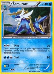 Samurott - 31/144 - Non-Holo (BW Base Set Symbol)