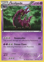 Scolipede - 54/114 - Promotional - Cracked Ice Holo Dragons Exalted Blisters Exclusive